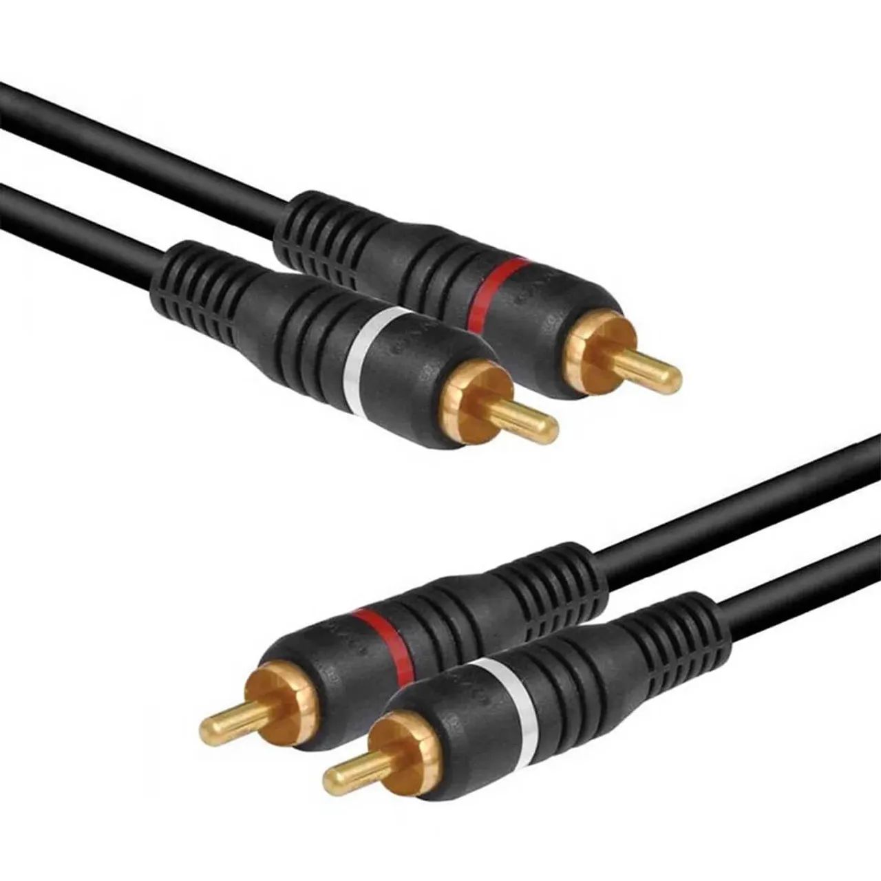 Cabo de audio RCA 5 metros blindado - Foto 2