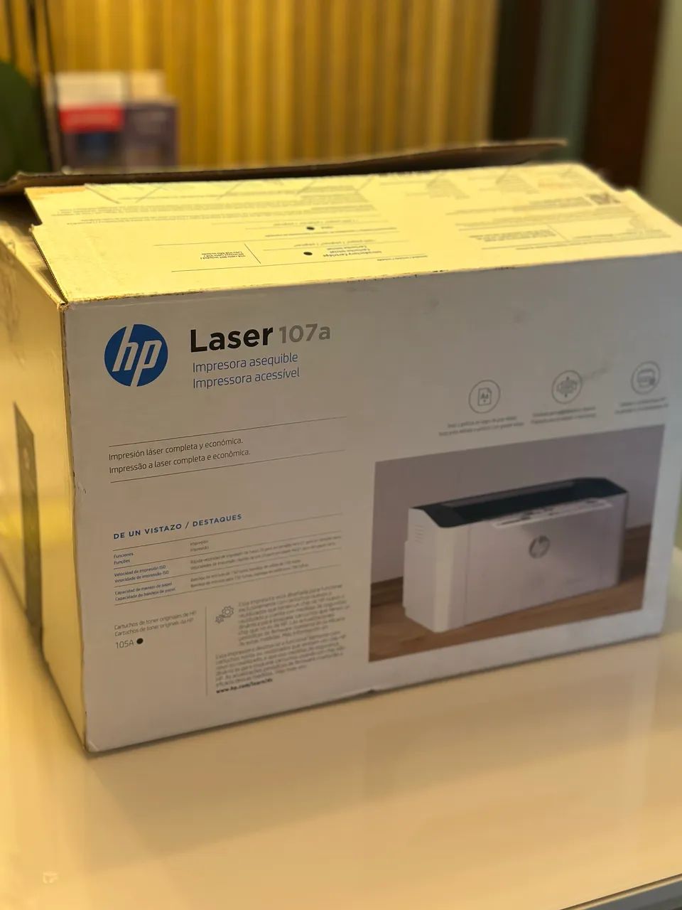 Impressora HP Laser 107a64318187029761124