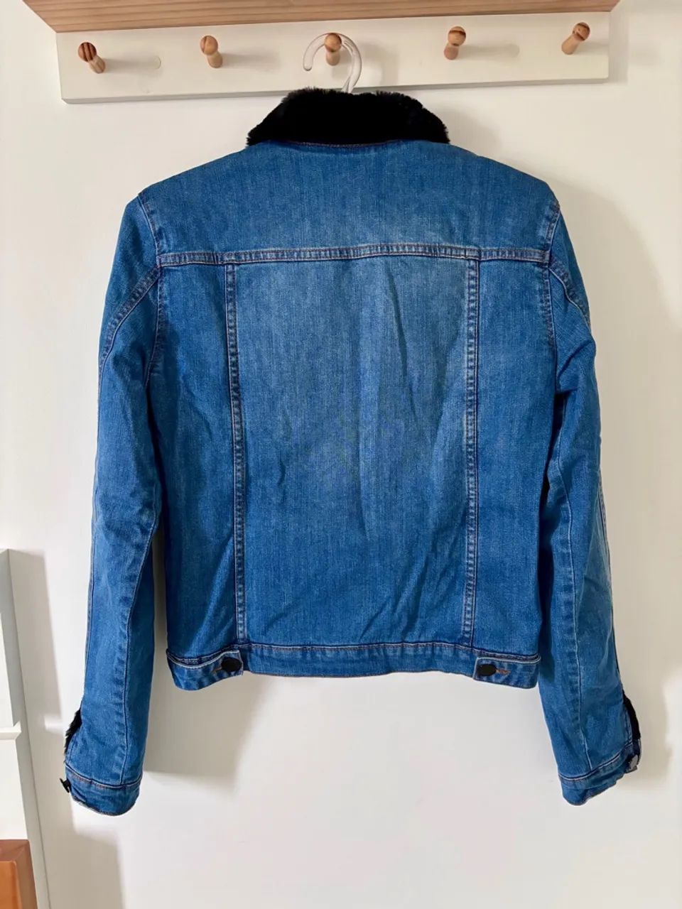 Jaqueta Jeans Térmica Forrada Feminina  - Foto 4
