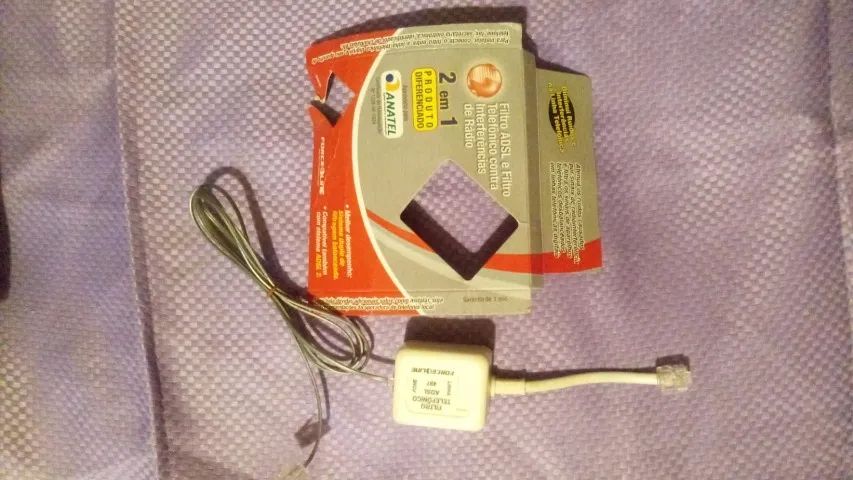 Filtro adsl para telefone fixo