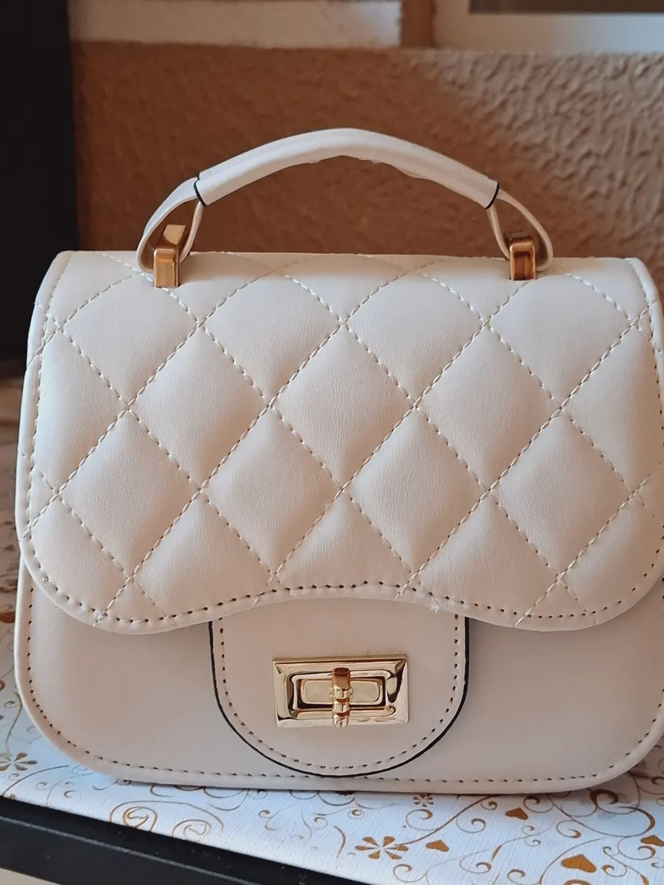 Bolsa Pequena Bege