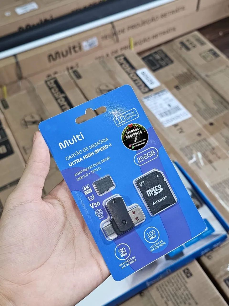 Cartão de Memória 256GB