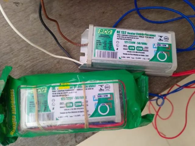 7 Reatores RCG p/ lâmpadas novos e usados - Foto 3