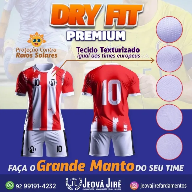 FARDAMENTO EMPRESARIAL, CAMISA PERSONALIZADA, UNIFORME DE FUTEBOL