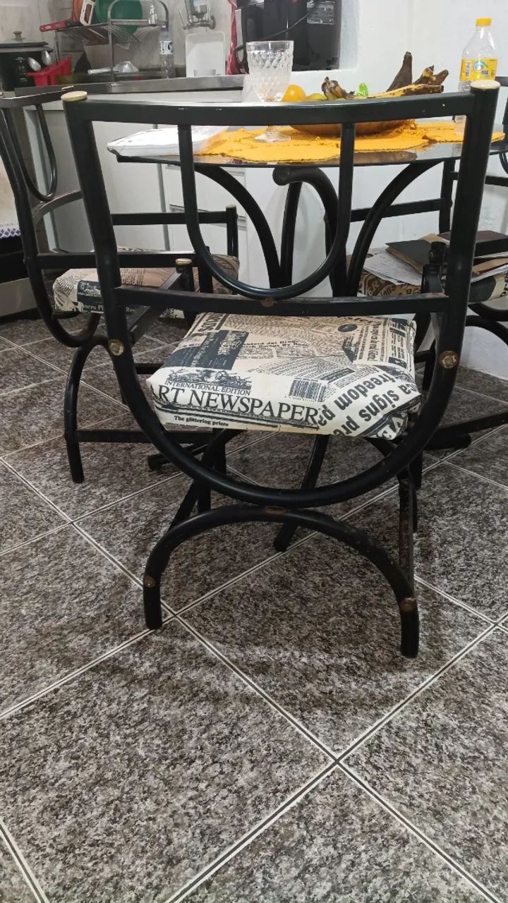 Estrutura de cadeira em ferro64374972336769122