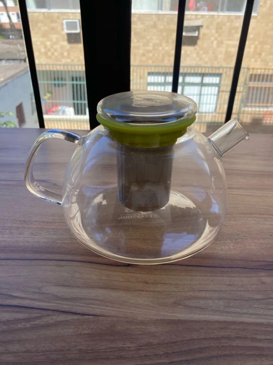 Bule de Vidro All In One Teapot Basil