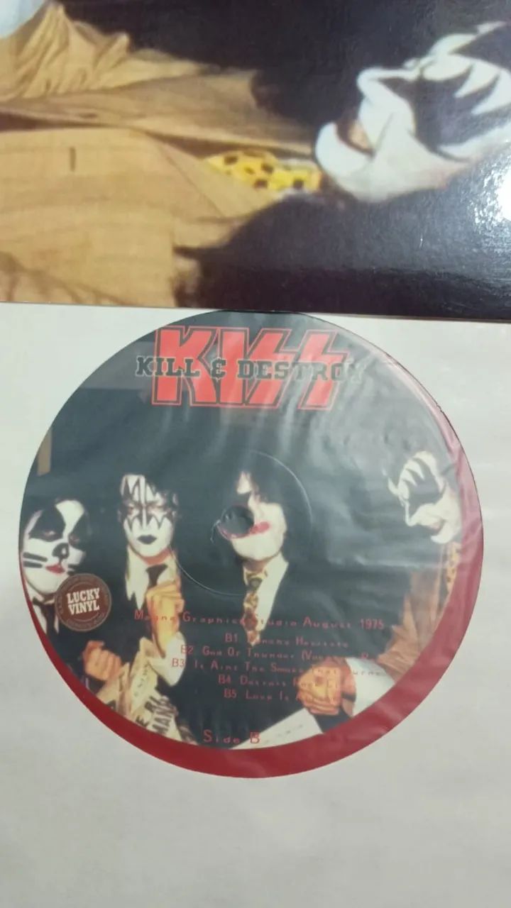 kiss kill and destroy vinil duplo - Foto 5