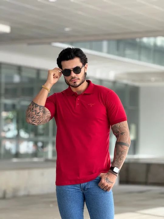 Camiseta gola polo masculina - Camiseta polo - Camiseta masculina básica  - Foto 3