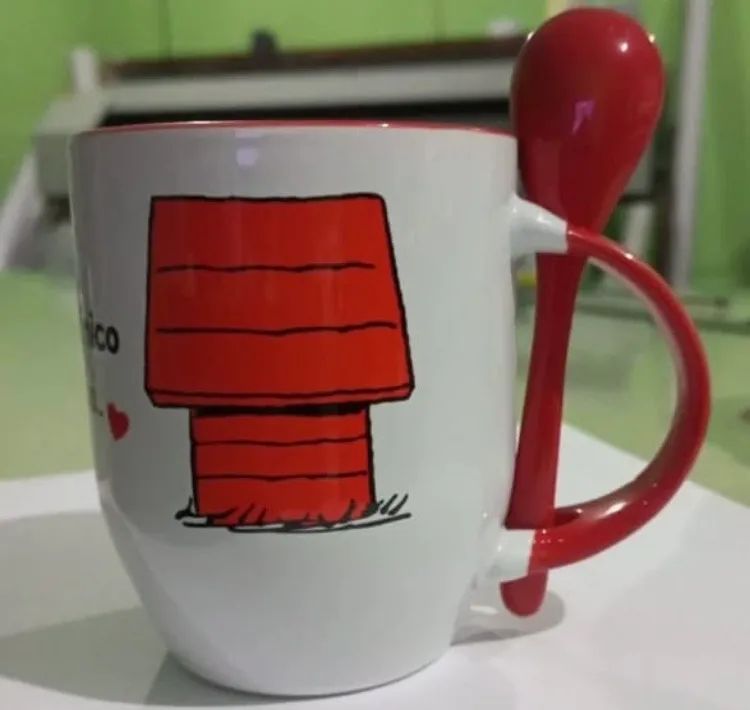 Caneca com colher personalizada  - Foto 2