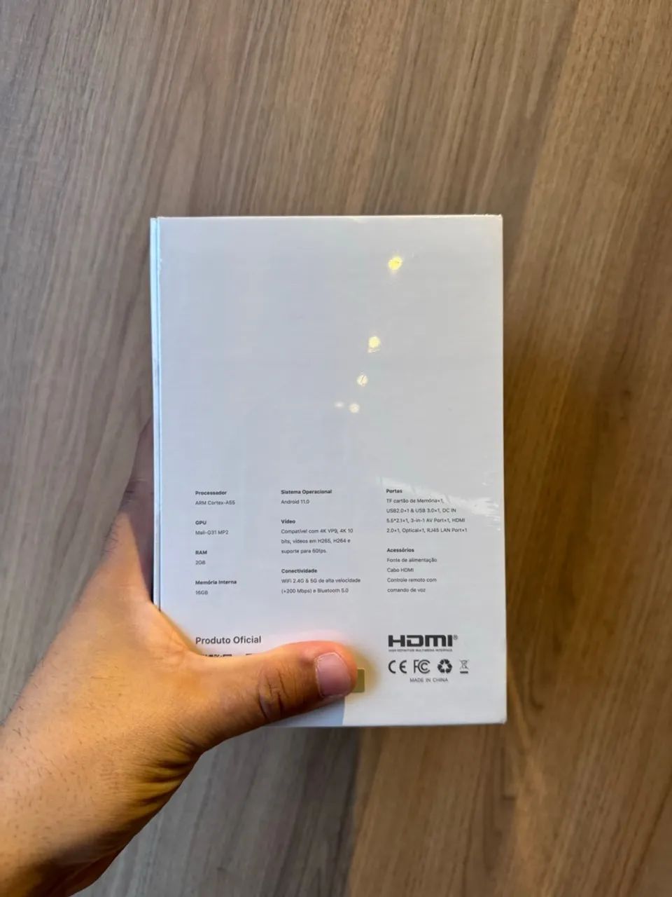 TV Box Android B 4K Ultra HD | Nova Lacrada com Wi-Fi e Bluetooth - Foto 2