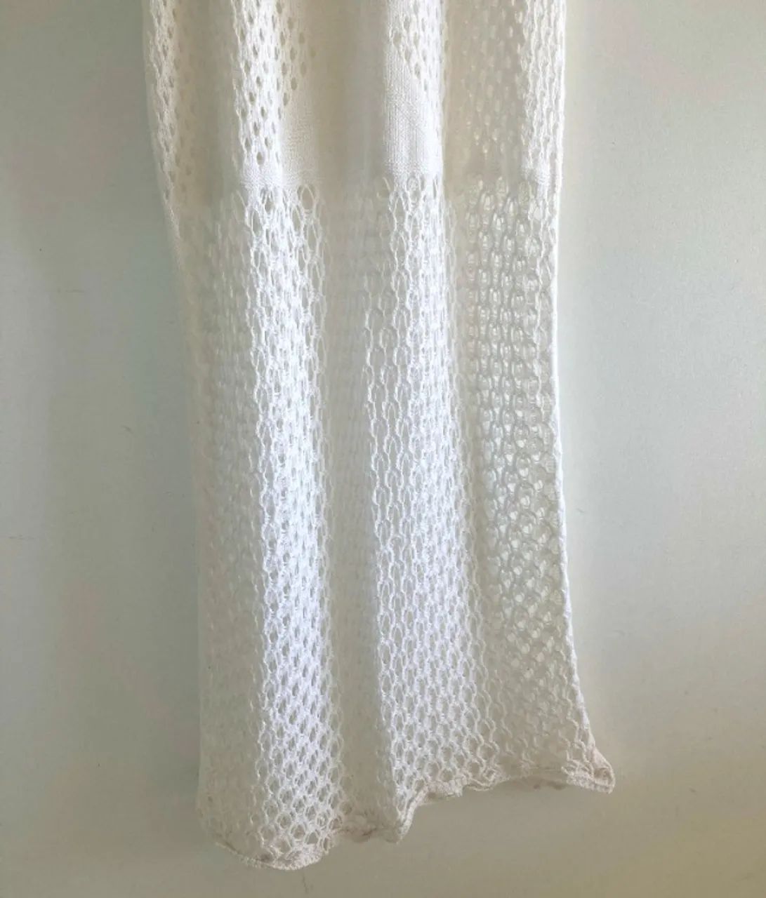 Vestido longo de crochê - Foto 4
