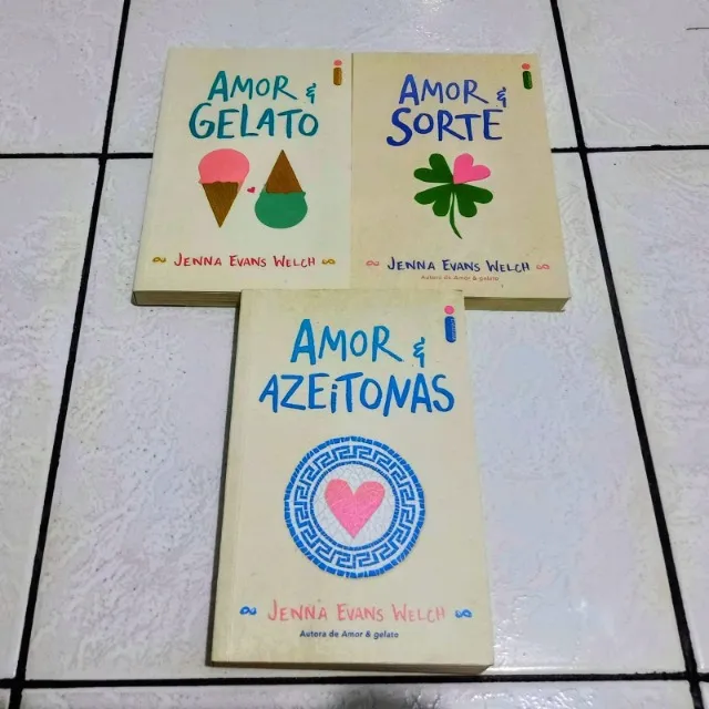 BOX coleção Amor e Livros de Jenna Evans - 3 volumes