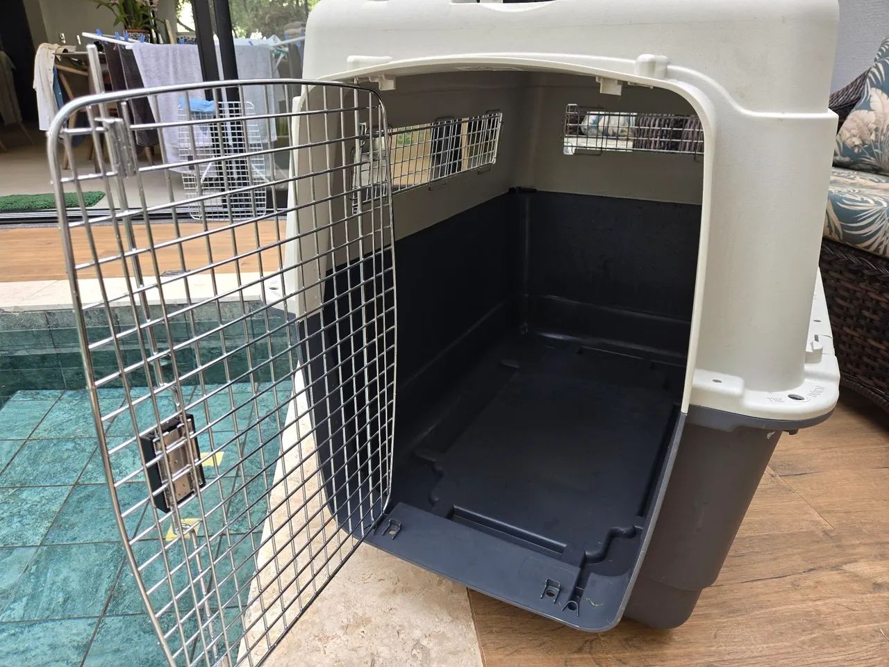 Vendo caixa transporte para cães e gatos  - Foto 4