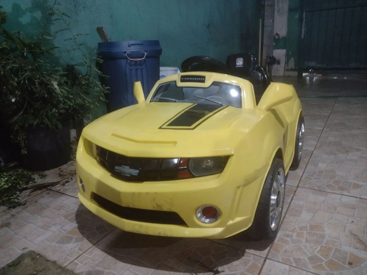 Carro Elétrico Infantil Camaro Amarelo