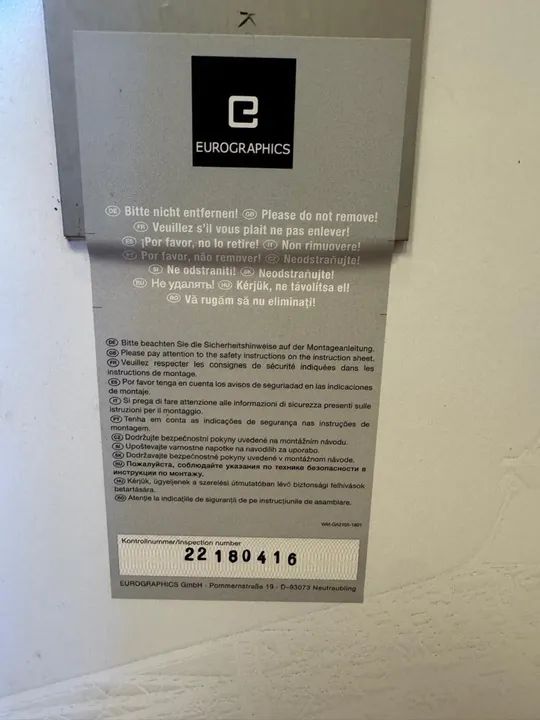 Quadro Torre Eiffel em filete de vidro importado - Foto 2