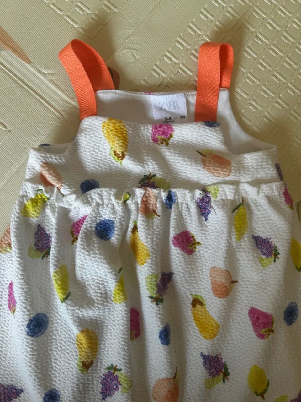 Kit com vestido + macaquinho bebê 3 a 6 meses - Foto 4