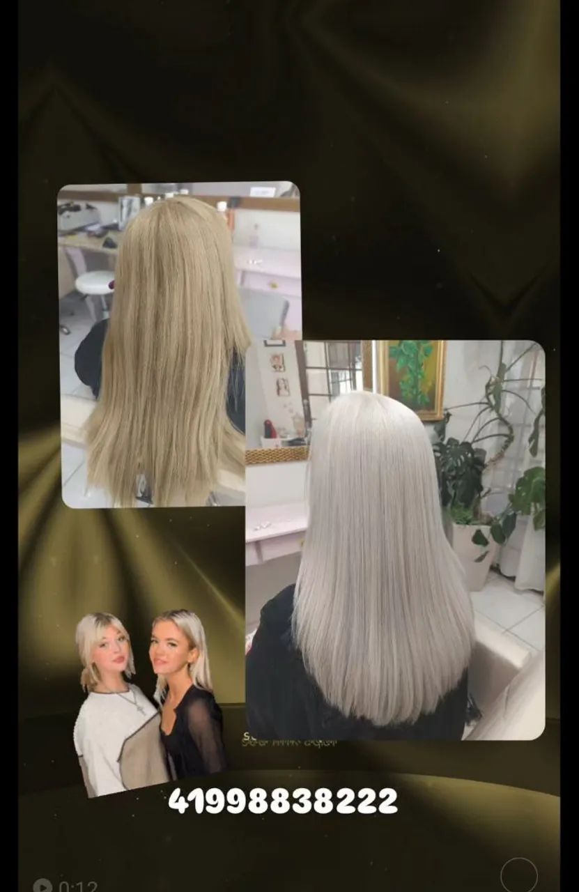 Cabelo loiro com mechas contorno.C especialista! - Foto 5