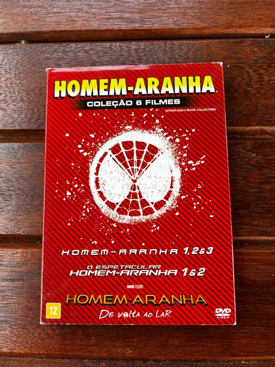 Box DVD Homem Aranha - 6 Filmes
