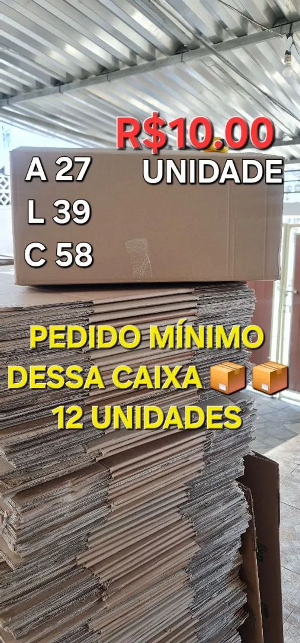 Caixas de Papelão  vendo kit com 12 caixas de papelão em João Pessoa 
