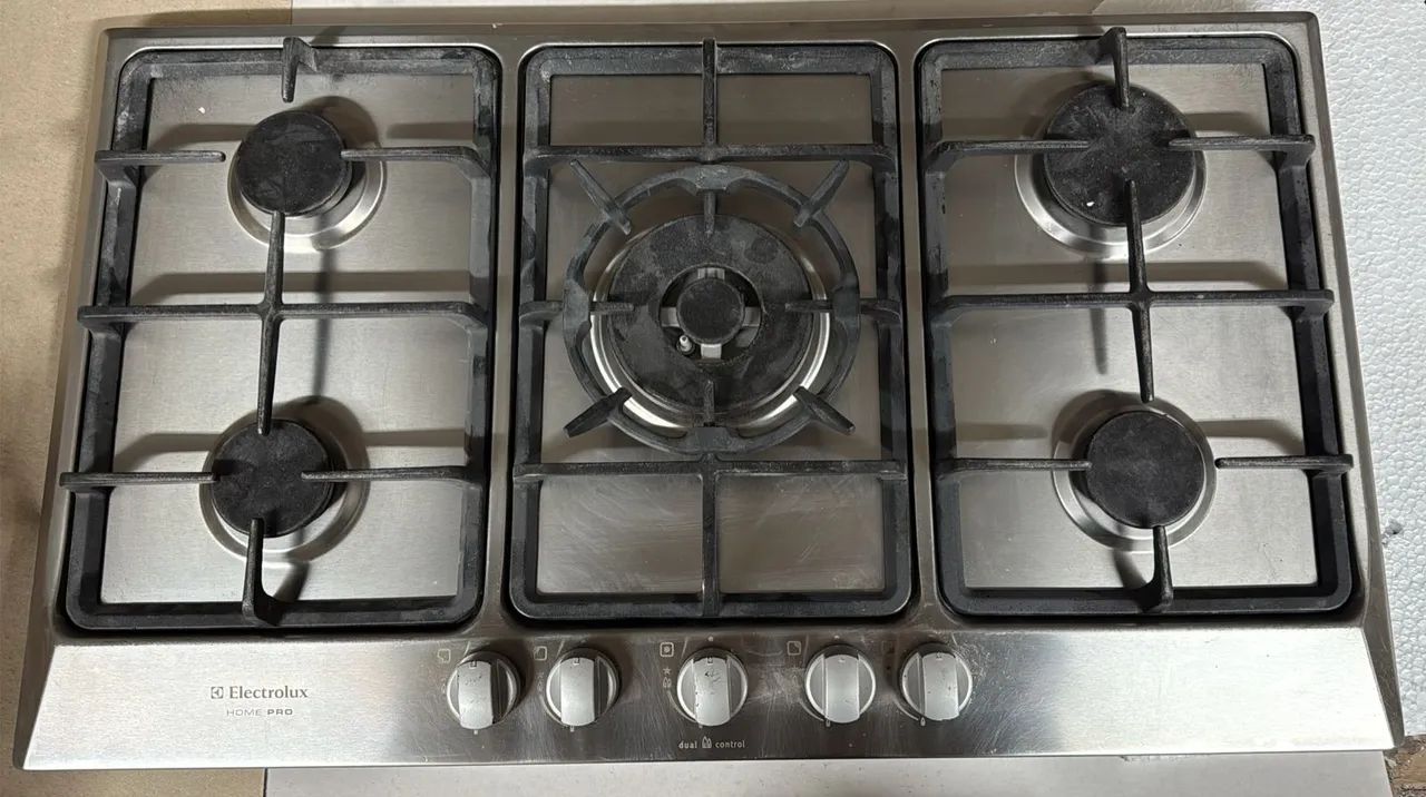 Cook top  inox eletrolux 5 bocas 