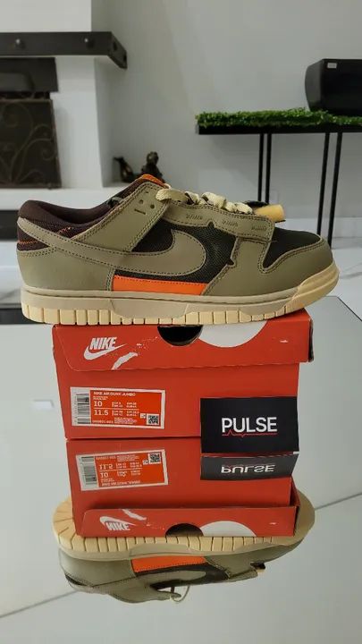 Nike Air Dunk Jumbo Medium Olive - Tamanho 42BR - Foto 3