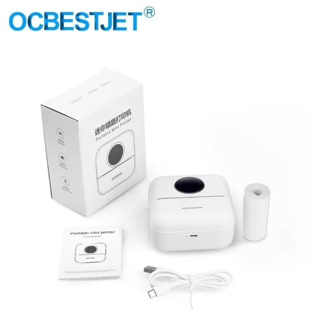 Mini Impressora Bluetooth-Aplicativo/Etiquetas-Notas Térmicas-Impressora Fotográfica+Rolo  - Foto 6