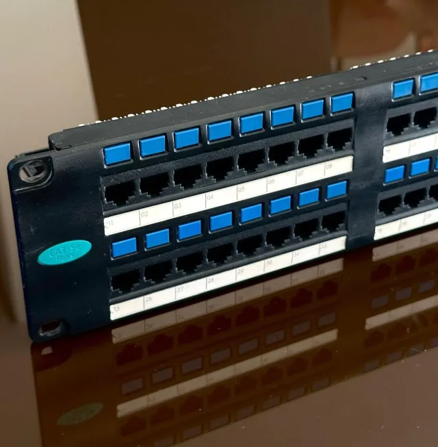 Patch Panel Furukawa Cat 5e Rohs 48 Portas - Pronto Pra Uso!