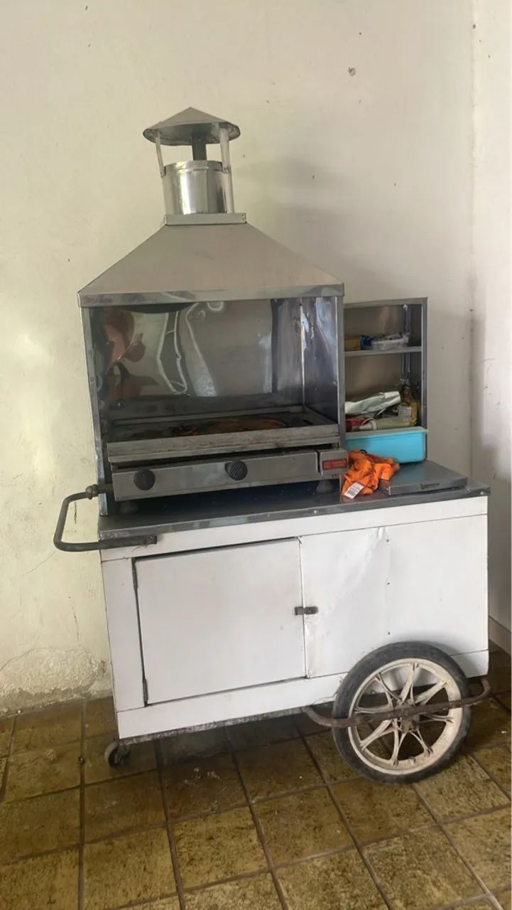 Carrinho para venda de churrasco  - Foto 2