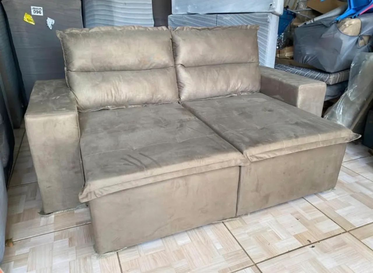 Sofá Retrátil e Reclinável 2.05m NOVO ( Direto da Fábrica ) - Foto 3