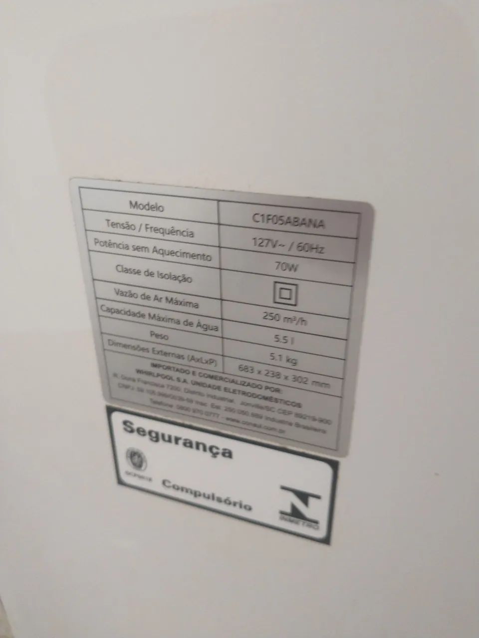 Climatizador Consul C1F05 com estabilizador 220/110V - Foto 4