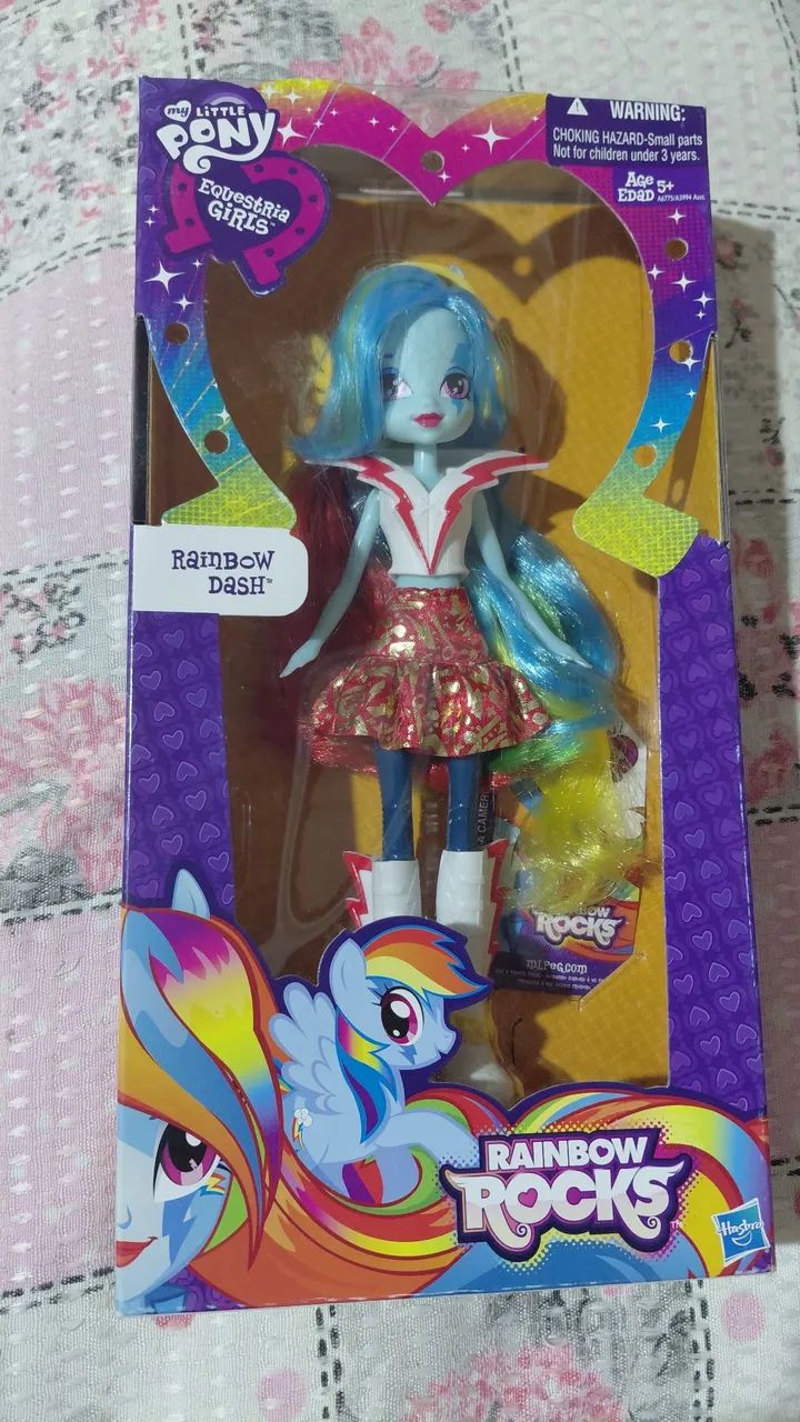 Rainbow Dash Equestria Girls Rainbow Rocks - Brinquedos e Jogos - Pilão ...