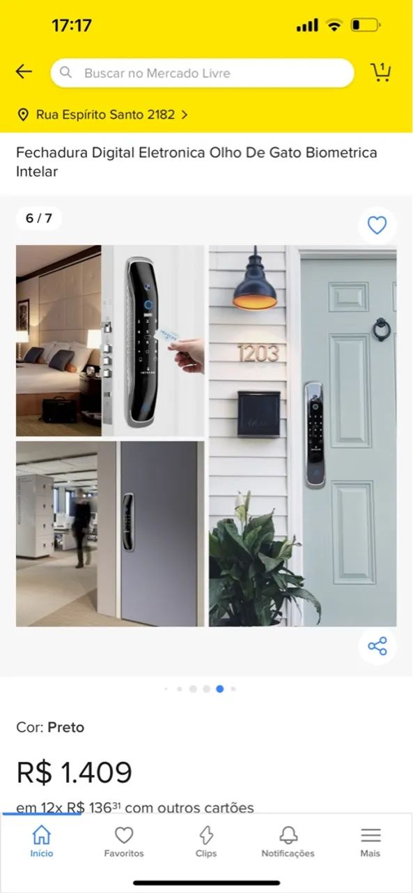 Fechadura Digital Eletrônica com Biometria Intelar - Foto 4
