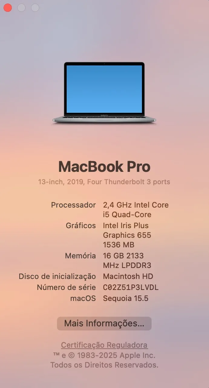 macbook pro 13 2019