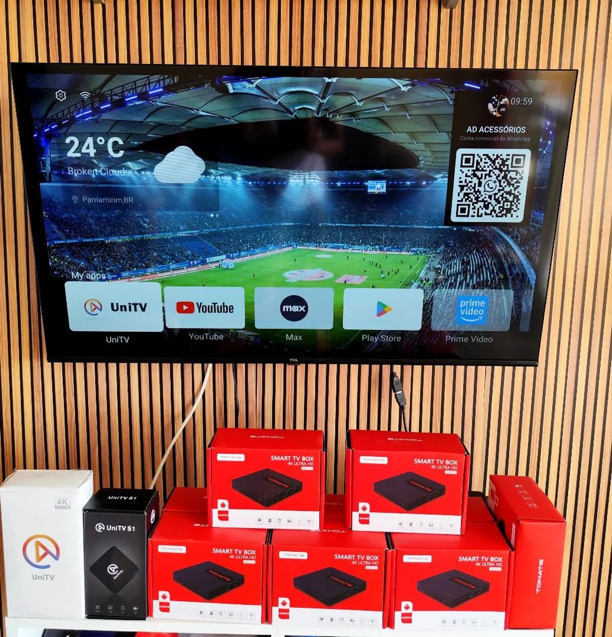 TV Box Android 4K Ultra HD - Unidade de Streaming!