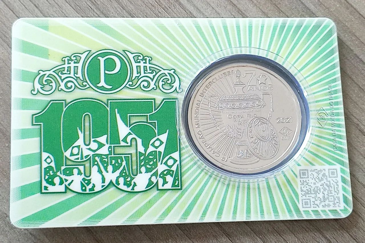 Moeda rara do palmeiras - Foto 3