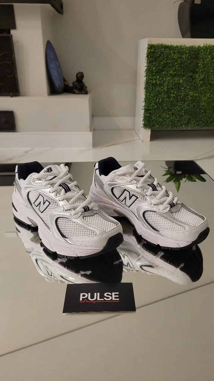 New Balance 530 White Natural Indigo - tamanho 37BR, original