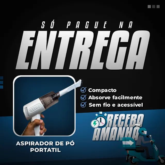 Aspirador de pó portátil automotivo - Foto 5