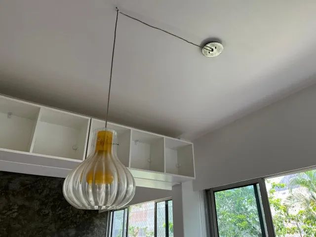 Luminaria de teto de vidro