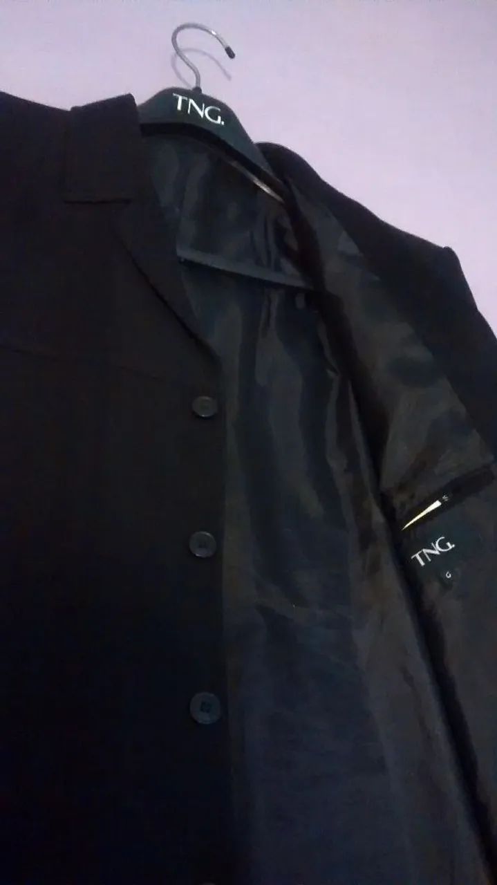 Blazer Preto Elegante - TNG - Foto 2
