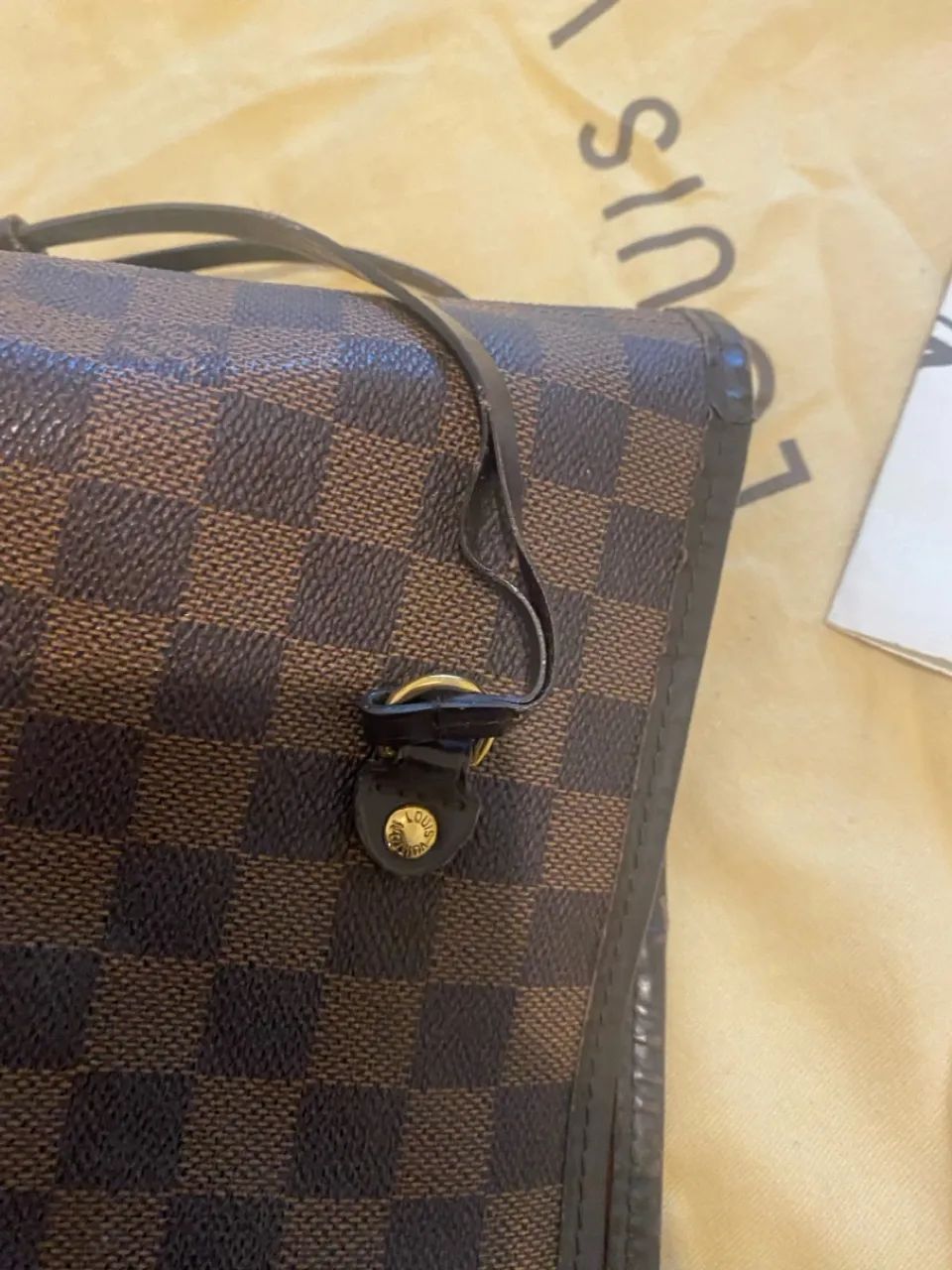 Bolsa Louis Vuitton Neverfull G/M - Foto 4