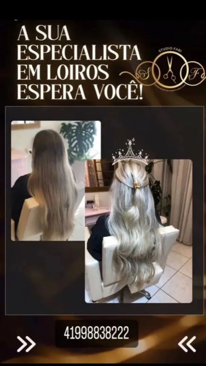 Cabelo loiro com mechas contorno.C especialista! - Foto 3