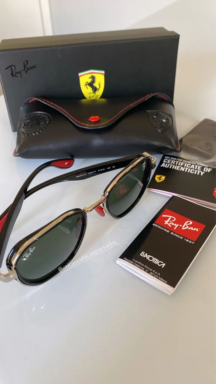 Edição especial Ferrari limitadíssimo Rayban 
