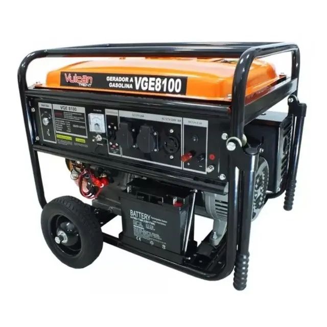 Gerador à Gasolina 4T Partida Elétrica 420Cc 15Hp VGE8100 6.5KVA Vulcan - Foto 2