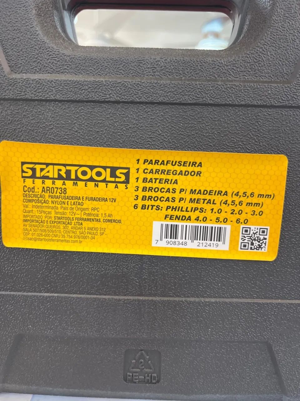 Furadeira/Parafusadeira 12V StarTools - Foto 3