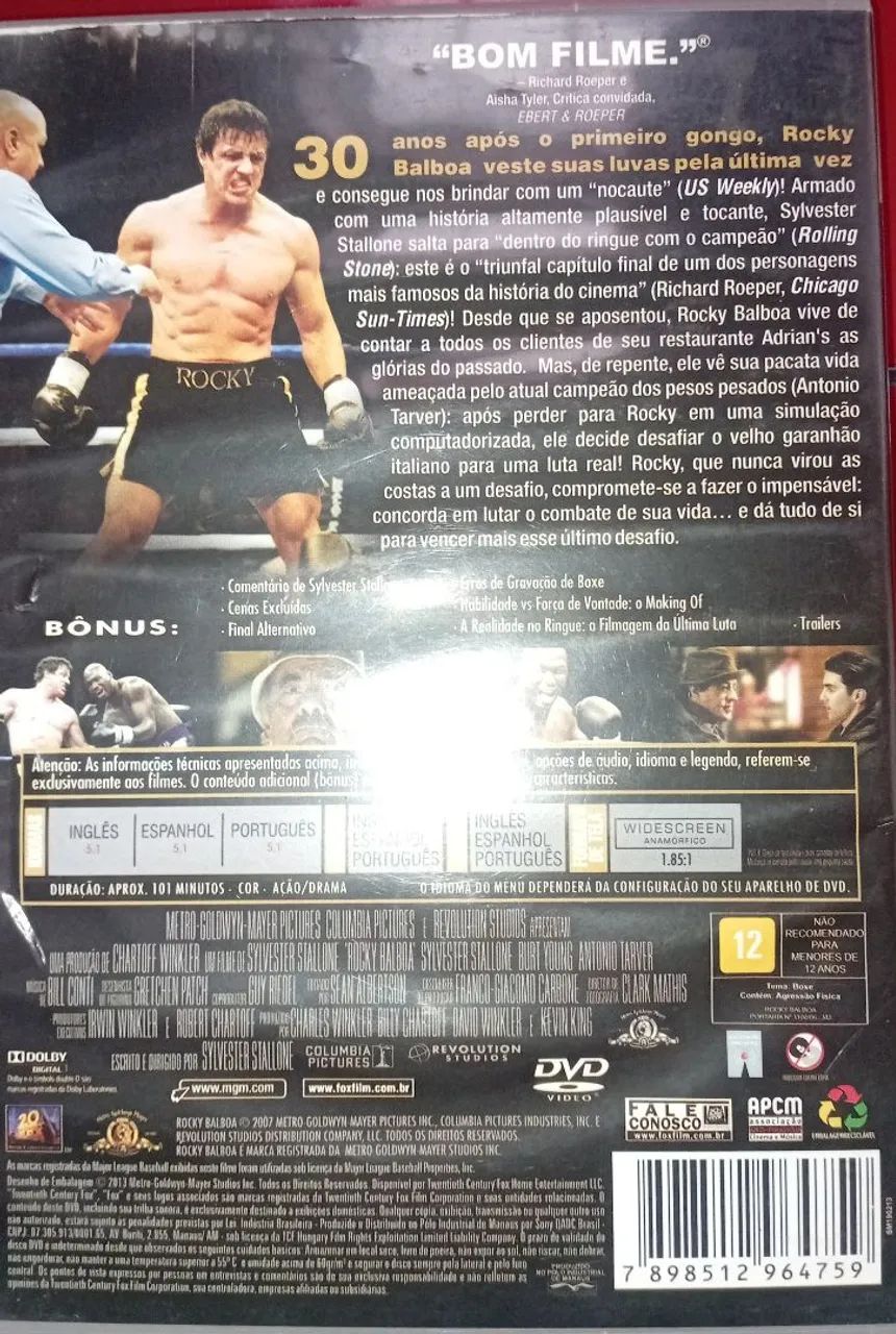 Dvd Roccky Balboa - Foto 2