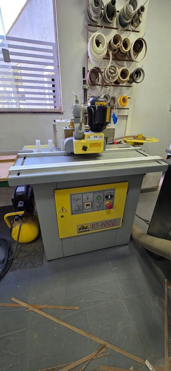 Coladeira de borda ic 1000 com alimentador de avanço  - Foto 2