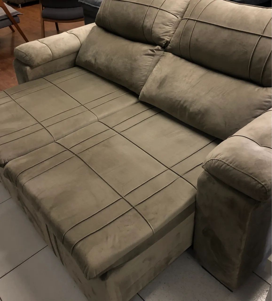 Sofá retrátil e reclinável NOVO ENTREGAMOS  - Foto 2