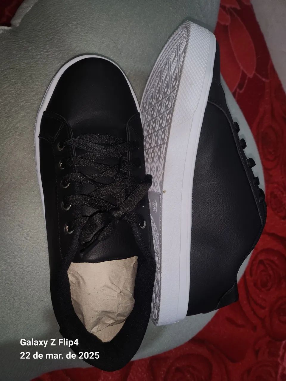 Tênis Feminino preto n° 39 - Foto 6