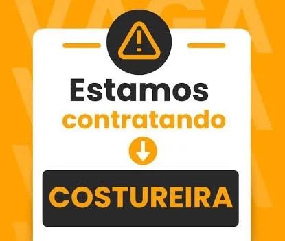 Vaga para costureira 