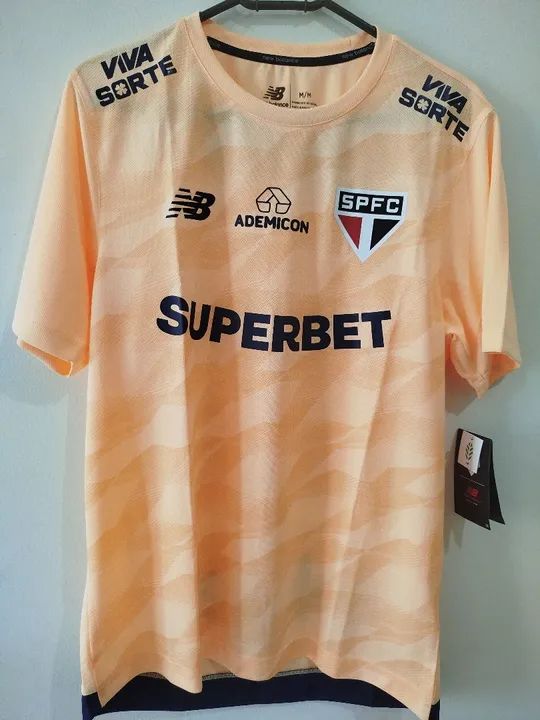 Camisa de Futebol São Paulo - New Balance - Tamanho M